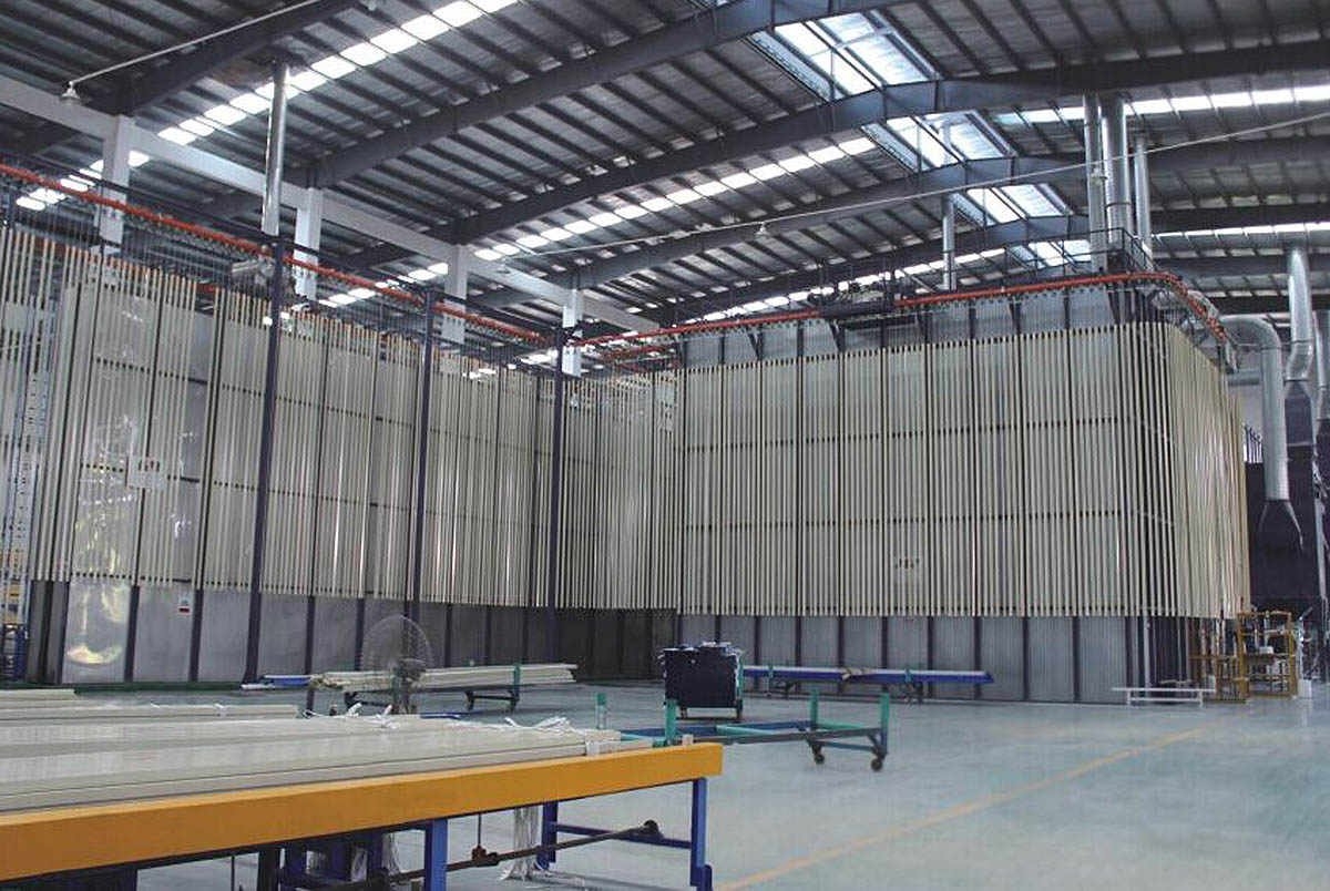 如何处理铝型材粉未喷涂过程中的表面颗粒